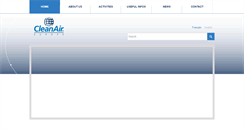 Desktop Screenshot of cleanaireurope.com